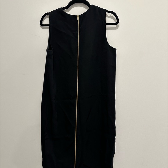 Everlane, dress, black, gold zipper - Picture 3 of 3
